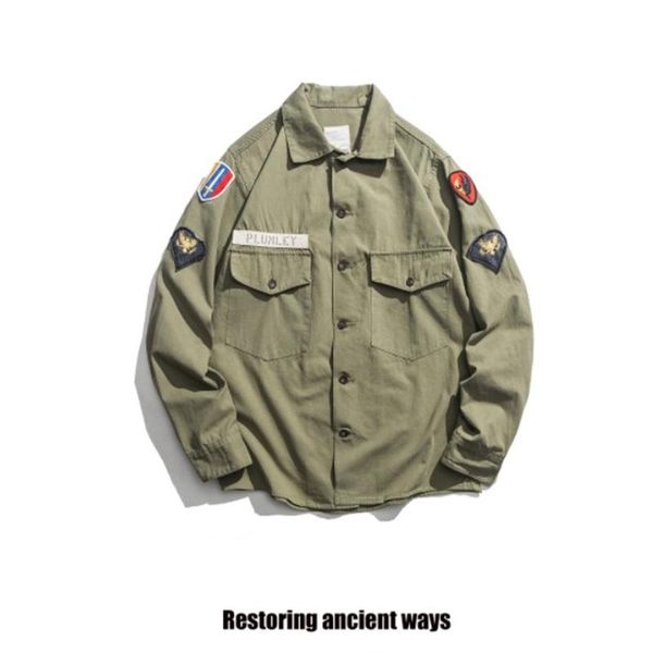 new american men's cargo jacket spring autumn fashion retro multi pocket long sleeve thin jacket ds50328, Black;brown
new american men's cargo jacket spring autumn fashion retro multi pocket long sleeve thin jacket ds50328, Black;brown