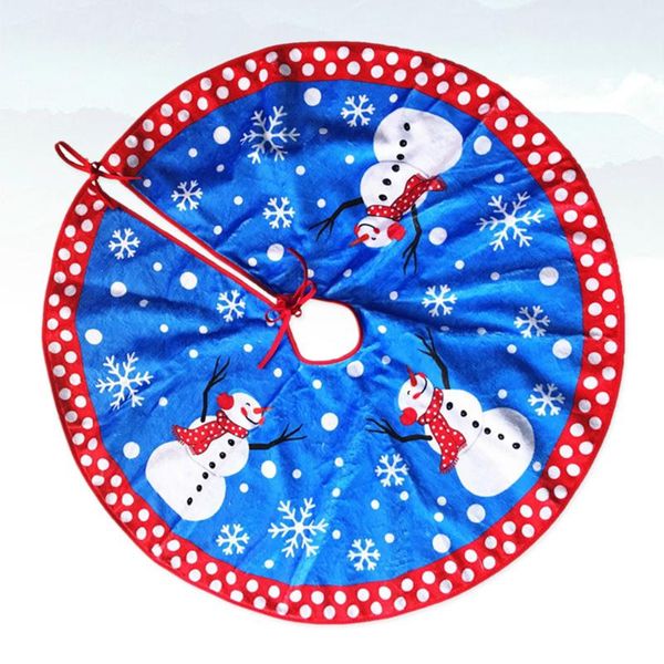 1pc christmas tree skirt fabric snowman plush mats for christmas decorating tree party
1pc christmas tree skirt fabric snowman plush mats for christmas decorating tree party
