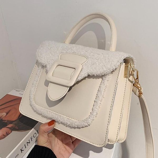 shoulder bags elegant female plush tote bag 2021 pu leather women's designer handbag contrast color messenger
shoulder bags elegant female plush tote bag 2021 pu leather women's designer handbag contrast color messenger