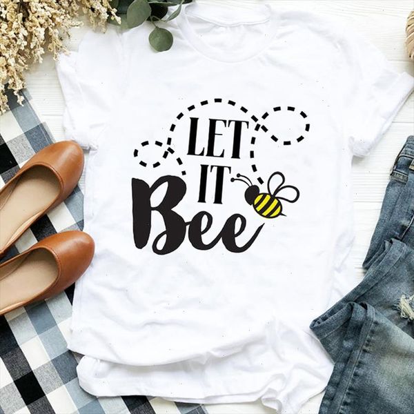 women lady bee letter cartoon faith girl cute clothing print womens clothes shirt t tee for tshirt female graphic t shirt, White
women lady bee letter cartoon faith girl cute clothing print womens clothes shirt t tee for tshirt female graphic t shirt, White