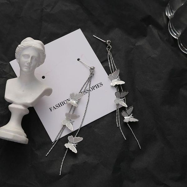 dangle & chandelier long tassel butterfly drop earrings for women bohemia 2021 modern statement summer dangling piercing oreille, Silver
dangle & chandelier long tassel butterfly drop earrings for women bohemia 2021 modern statement summer dangling piercing oreille, Silver