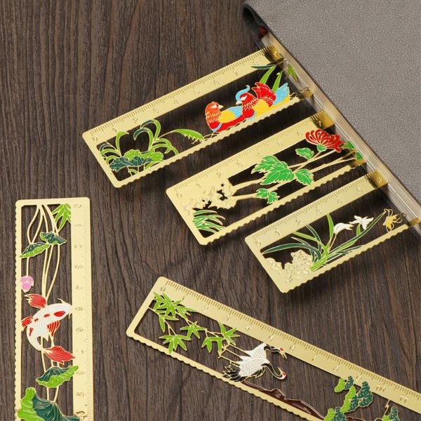 chinese style metal hollow bookmark/rulers scale book holder stationery markers tool student gift drawing supplies
chinese style metal hollow bookmark/rulers scale book holder stationery markers tool student gift drawing supplies