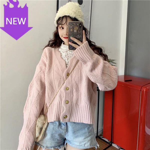 women's knits & tees kawaii cardigans fashion autumn 2021 winter mujer sueter sweet clothes for women sweaters solid v neck girls, White
women's knits & tees kawaii cardigans fashion autumn 2021 winter mujer sueter sweet clothes for women sweaters solid v neck girls, White