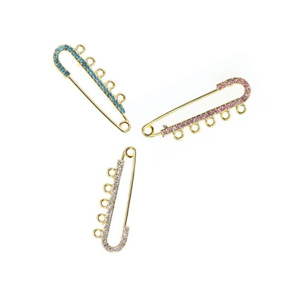 50pcs 5cm gold plating alloy rhinestone brooches crystal hijab scarf pins with 8 loops for diy, Gray
50pcs 5cm gold plating alloy rhinestone brooches crystal hijab scarf pins with 8 loops for diy, Gray