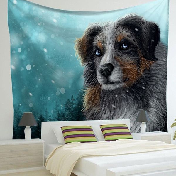 snow wolf tapestry dog pattern background fabric home furnishing fabric 95*73cm
snow wolf tapestry dog pattern background fabric home furnishing fabric 95*73cm