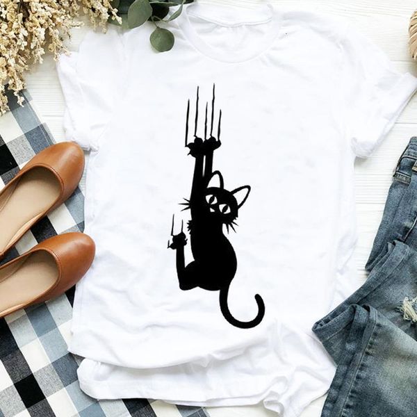 женщины леди кошка с коротким рукавом harajuku kawaii животных печати рубашка t the для женской одежды футболка женская вертикальная графика, White
женщины леди кошка с коротким рукавом harajuku kawaii животных печати рубашка t the для женской одежды футболка женская вертикальная графика, White
