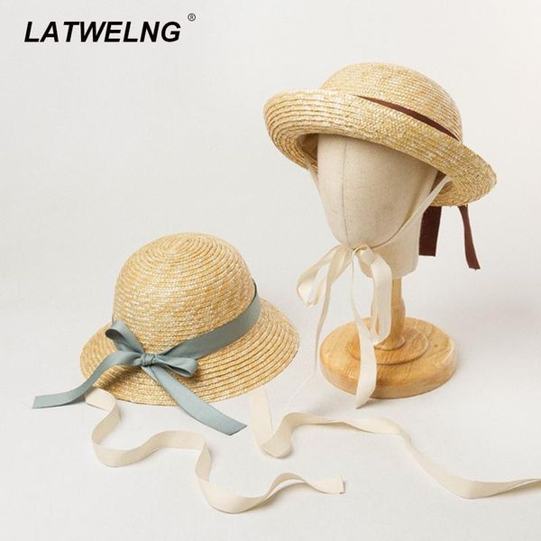 New Children Summer Outdoor Travel Sunshade Straw Hat Bow Decoration With Bandage Fisherman Hat Girls Bucket Wholesale S1210, Blue;gray
New Children Summer Outdoor Travel Sunshade Straw Hat Bow Decoration With Bandage Fisherman Hat Girls Bucket Wholesale S1210, Blue;gray