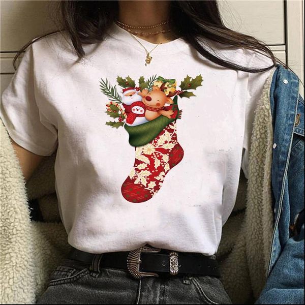 lovely christmas sock printed t shirt women short sleeve t shirt women tshirt tees casual womens t shirts, White
lovely christmas sock printed t shirt women short sleeve t shirt women tshirt tees casual womens t shirts, White