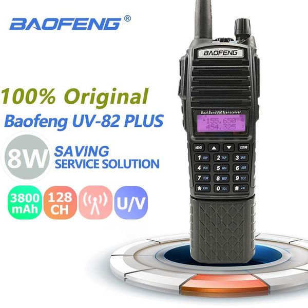 baofeng uv-82 plus walkie talkie 5w long battery 3800mah uhf&vhfsma-f upgraded version ham radio transceiver dual puv 82 uv82
baofeng uv-82 plus walkie talkie 5w long battery 3800mah uhf&vhfsma-f upgraded version ham radio transceiver dual puv 82 uv82