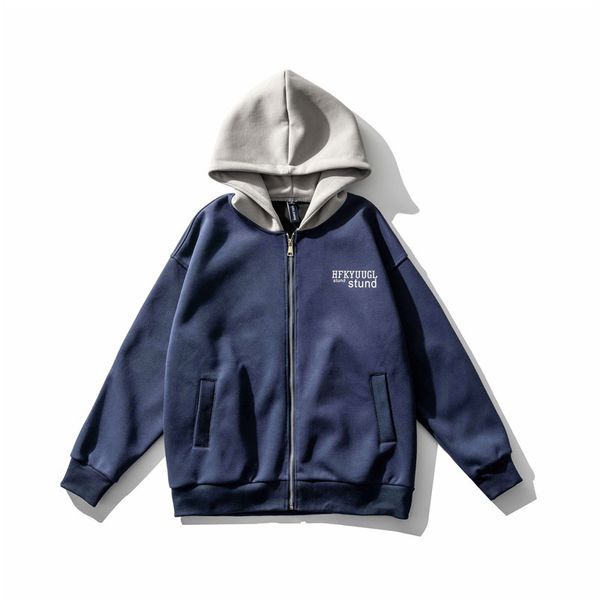 2021 spring hood sweater japanese original color stitching loose youth leisure coat man mens coat jackets, Black;brown
2021 spring hood sweater japanese original color stitching loose youth leisure coat man mens coat jackets, Black;brown