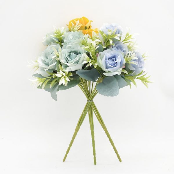 30cm 6 heads 6 forks artificial rose bouquet home decoration accessories vases for decoration living room fake flowers wedding
30cm 6 heads 6 forks artificial rose bouquet home decoration accessories vases for decoration living room fake flowers wedding