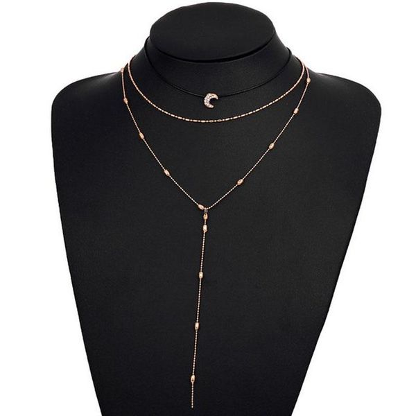 rnafashion choker necklace luxury statement beads simple multi layer gold chain for women trendy chunky neck accessories, Silver
rnafashion choker necklace luxury statement beads simple multi layer gold chain for women trendy chunky neck accessories, Silver