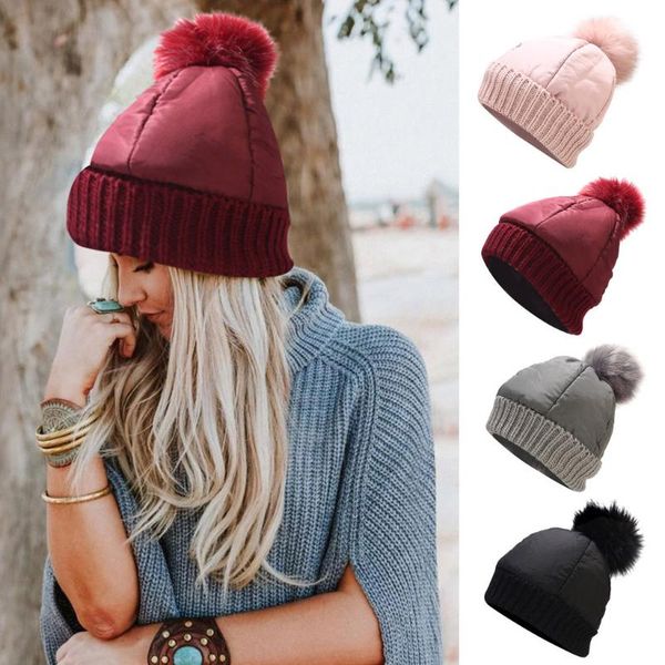beanie/skull caps 40# women winter knit hats foxes ball collar set thick warm solid earmuff plus velvet outdoor down ski, Blue;gray
beanie/skull caps 40# women winter knit hats foxes ball collar set thick warm solid earmuff plus velvet outdoor down ski, Blue;gray