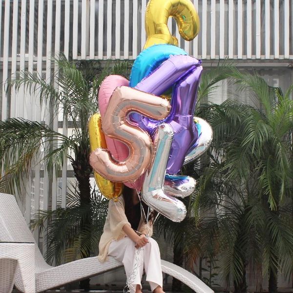 16 32inch number foil balloon rose gold silver blue discolor digital globos birthday party decoration baby shower supplies globo wmtxja
16 32inch number foil balloon rose gold silver blue discolor digital globos birthday party decoration baby shower supplies globo wmtxja
