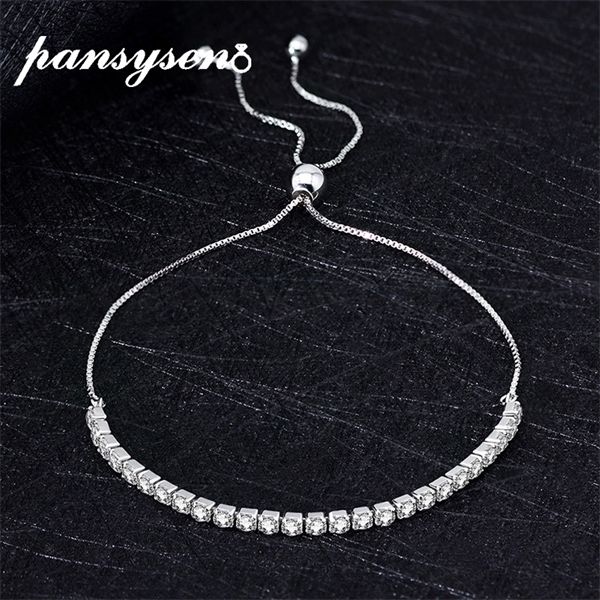 100% solid 925 sterling silver 2.5mm created moissanite diamond adjustable charm bracelets for women fine jewlery drop shippingq0111, Black
100% solid 925 sterling silver 2.5mm created moissanite diamond adjustable charm bracelets for women fine jewlery drop shippingq0111, Black