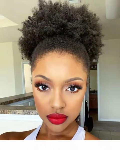 mink brazilian ponytail extension human hair 3c 4a afro kinky curly clip in pony tail hairpiece wraps drawstring short high puff bun updo, Black
mink brazilian ponytail extension human hair 3c 4a afro kinky curly clip in pony tail hairpiece wraps drawstring short high puff bun updo, Black