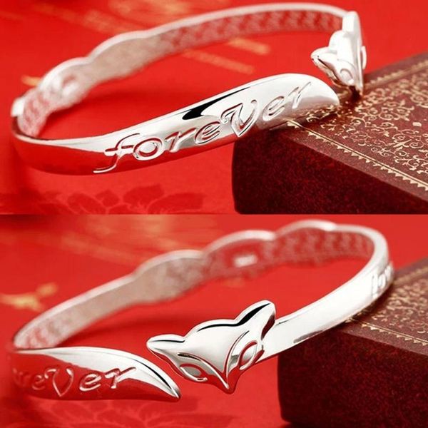bangle women bangles girls ladies stylish charming letters pattern silver plated open hand chain, Black
bangle women bangles girls ladies stylish charming letters pattern silver plated open hand chain, Black