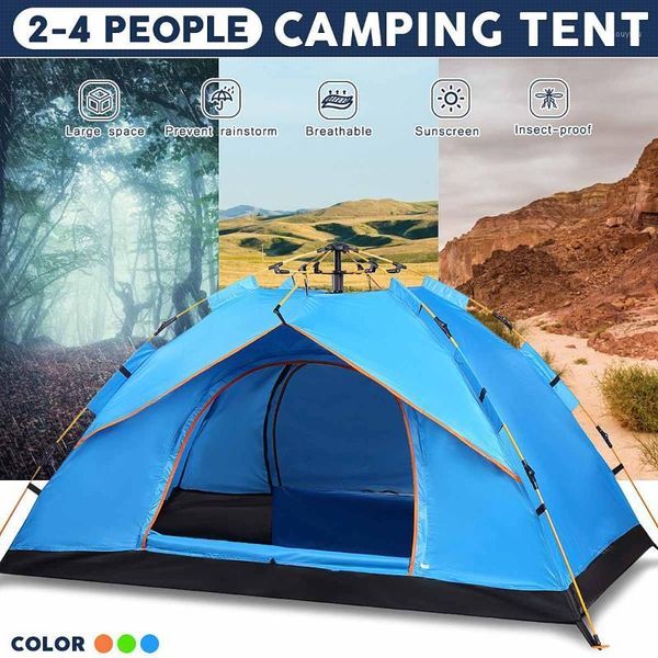 tents and shelters 2-4 person outdoor camping tent automatic thick rainproof anti uv picnic fishing tourist travel awning1
tents and shelters 2-4 person outdoor camping tent automatic thick rainproof anti uv picnic fishing tourist travel awning1