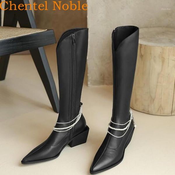 boots brand chentel autumn pointed toe leather pearl chain women's cool knight side zip zapatos de mujer black white ladies1
boots brand chentel autumn pointed toe leather pearl chain women's cool knight side zip zapatos de mujer black white ladies1