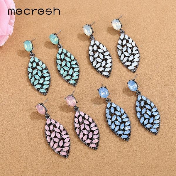 Mecresh Marquise Crystal Vintage Dangle Earrings Fashion Jewelry Ethnic Pink Blue Green Leaf Women Drop Earrings MEH1464, Silver
Mecresh Marquise Crystal Vintage Dangle Earrings Fashion Jewelry Ethnic Pink Blue Green Leaf Women Drop Earrings MEH1464, Silver