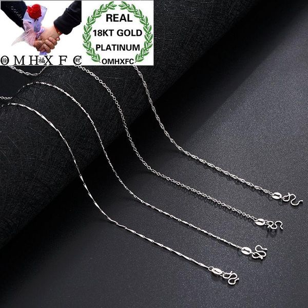 mhxfc wholesale european fashion woman female party birthday wedding gift slim o wave 18kt white gold chain necklace nl200, Silver
mhxfc wholesale european fashion woman female party birthday wedding gift slim o wave 18kt white gold chain necklace nl200, Silver