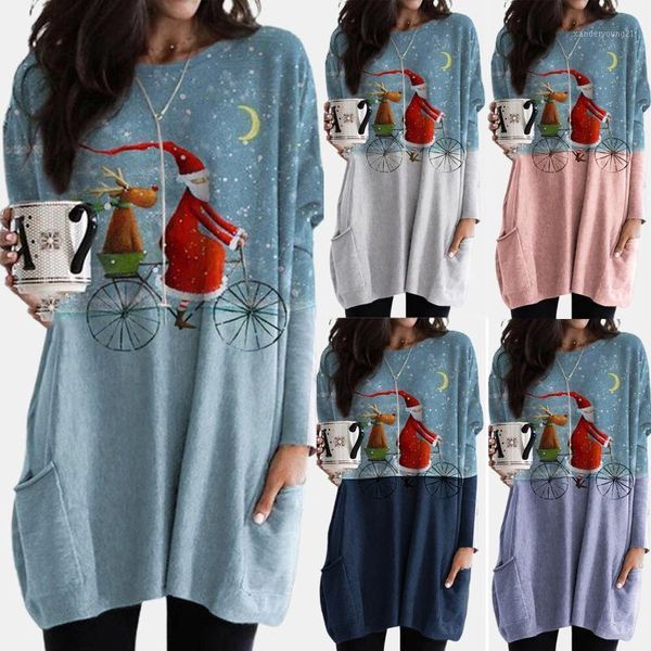 women's blouses & shirts christmas santa claus print blouse women long sleeve tie dye gradient loose mini dress autumn winter pocket ro, White
women's blouses & shirts christmas santa claus print blouse women long sleeve tie dye gradient loose mini dress autumn winter pocket ro, White
