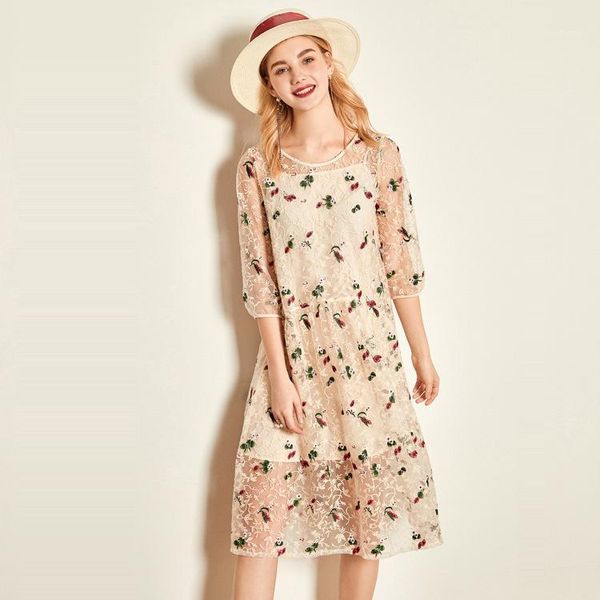 casual dresses crossmio organza embroidery dress 2021 summer holiday doll female long two-piece1, Black;gray
casual dresses crossmio organza embroidery dress 2021 summer holiday doll female long two-piece1, Black;gray