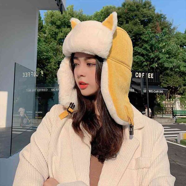 women warm earmuffs thicken ear-flapped hat winter cashmere plush cotton hat cat ears cap winter russian bomber, Blue;gray
women warm earmuffs thicken ear-flapped hat winter cashmere plush cotton hat cat ears cap winter russian bomber, Blue;gray