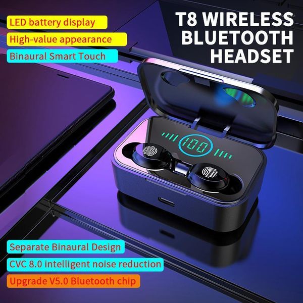 t8 tws wireless bluetooth earphone earbuds fingerprint touch stereo music headsets noise-reduce waterproof in-ear earbuds1
t8 tws wireless bluetooth earphone earbuds fingerprint touch stereo music headsets noise-reduce waterproof in-ear earbuds1