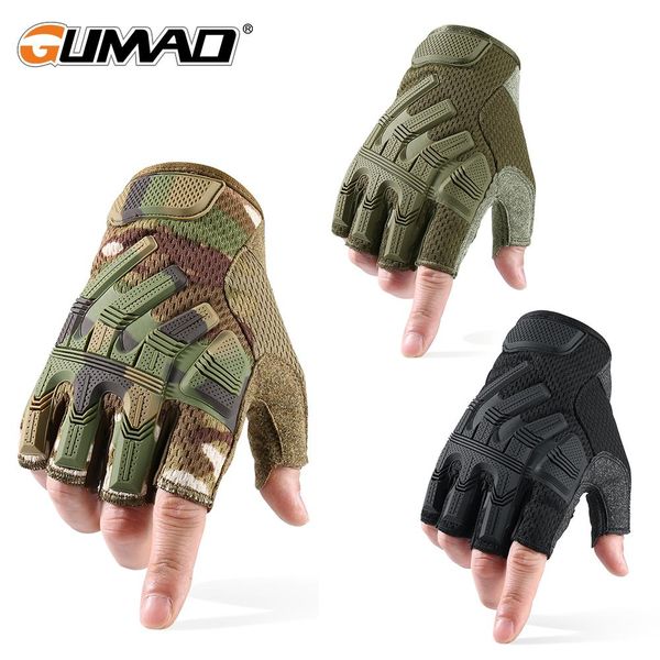 gumao половина пальцев перчатки tactical military перчатки без пальцев варежки army multicam camo airsoft открытый велосипед велоспорт мужчи, Black
gumao половина пальцев перчатки tactical military перчатки без пальцев варежки army multicam camo airsoft открытый велосипед велоспорт мужчи, Black