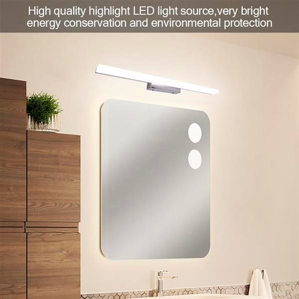 9w 60cm new and intelligent lamp bathroom light bar silver white light high brightness lights grade material lighting
9w 60cm new and intelligent lamp bathroom light bar silver white light high brightness lights grade material lighting