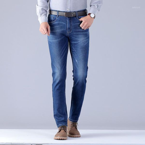 autumn winter men's stretch jeans men elastic cotton denim pants loose fit trousers new brand menswear1, Blue
autumn winter men's stretch jeans men elastic cotton denim pants loose fit trousers new brand menswear1, Blue