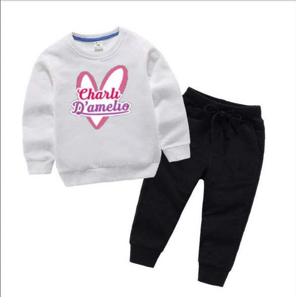 children's clothes autumn and winter children's suits baby sports two sets of boy and girl's long-sleeved sweaters, White
children's clothes autumn and winter children's suits baby sports two sets of boy and girl's long-sleeved sweaters, White