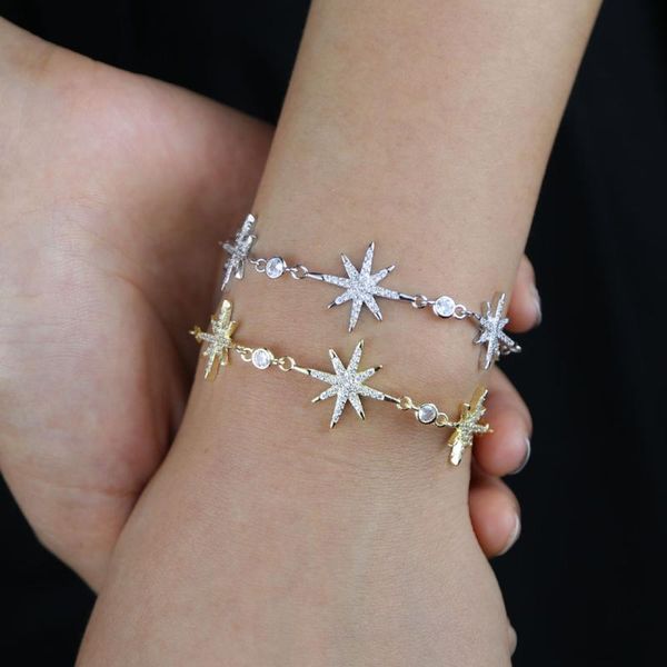 iced out bling cz paved starbrust charm bracelet slider adjustable box chain bracelet bangle for lady north star jewelry, Golden;silver
iced out bling cz paved starbrust charm bracelet slider adjustable box chain bracelet bangle for lady north star jewelry, Golden;silver