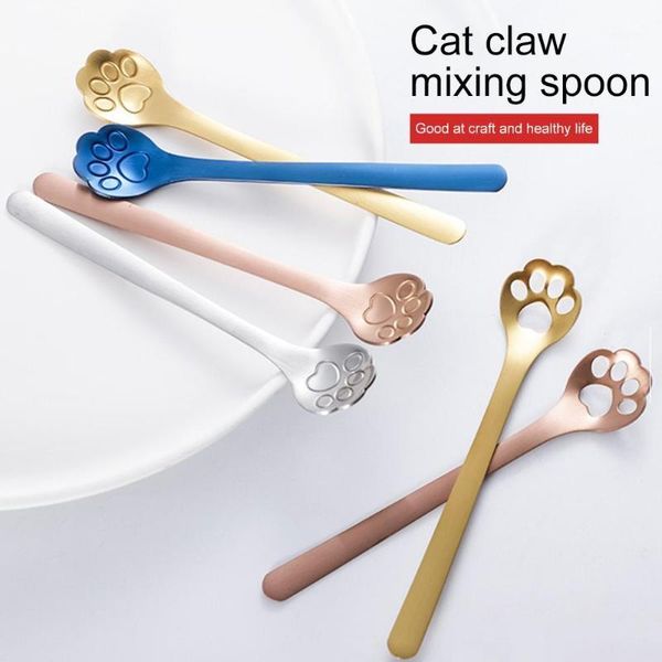 spoons 1pcs cute animal claw stainless steel coffee drink dessert teaspoon kitchen mixing spoon bar cafe tableware1
spoons 1pcs cute animal claw stainless steel coffee drink dessert teaspoon kitchen mixing spoon bar cafe tableware1