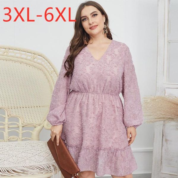 new 2021 ladies spring autumn plus size midi dress for women large long sleeve loose casual pink ruffle dress 3xl 4xl 5xl 6xl, Black;gray
new 2021 ladies spring autumn plus size midi dress for women large long sleeve loose casual pink ruffle dress 3xl 4xl 5xl 6xl, Black;gray