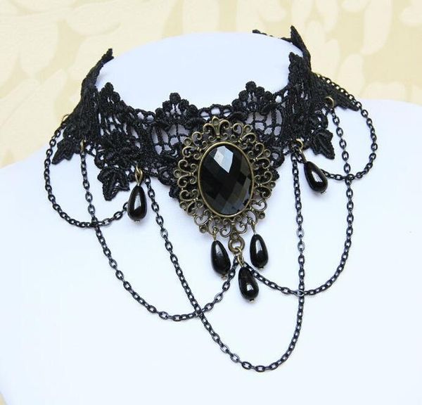 women chocker necklace gothic style lace pendant wedding jewelry ladies choker punk fashion vintage tassel collar 2021, Golden;silver
women chocker necklace gothic style lace pendant wedding jewelry ladies choker punk fashion vintage tassel collar 2021, Golden;silver