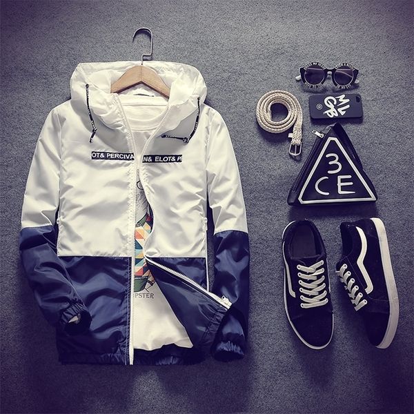 windbreakers light jacket men jaqueta masculina zipper patchwork waterproof jackets streetwear bomber jacket asian size lj201215, Black;brown
windbreakers light jacket men jaqueta masculina zipper patchwork waterproof jackets streetwear bomber jacket asian size lj201215, Black;brown
