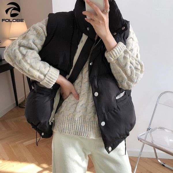 folobe autumn winter woman thickening warm cotton vest coat female base parka vest female bread design outwear waistcoat1, Black;white
folobe autumn winter woman thickening warm cotton vest coat female base parka vest female bread design outwear waistcoat1, Black;white