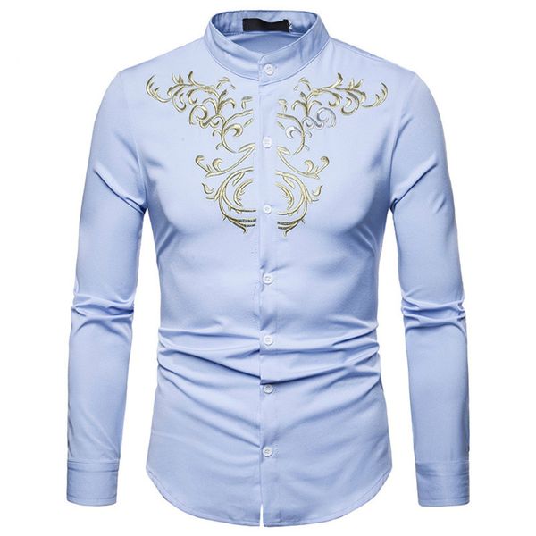 ffxzsj brand autumn new men's shirt embroidered henry collar large size casual slim long-sleeved shirt camisa masculina c1211, White;black
ffxzsj brand autumn new men's shirt embroidered henry collar large size casual slim long-sleeved shirt camisa masculina c1211, White;black