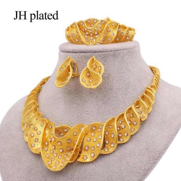 jewelry sets for women 24k gold color necklace earrings ring earing sets bracelet african bridal gifts wholesale jewellery set, Silver
jewelry sets for women 24k gold color necklace earrings ring earing sets bracelet african bridal gifts wholesale jewellery set, Silver