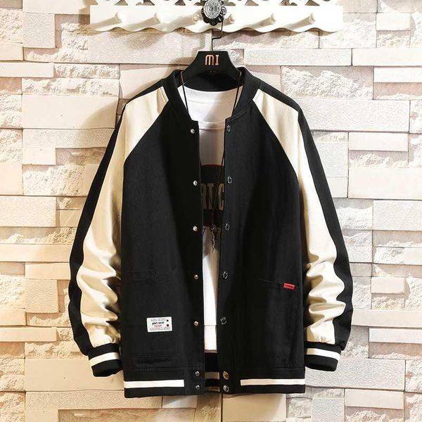 men bomber button jacket autumn casual street stand-up collar baseball jackets pilot coat windbreaker plus size men's clothing1, Black;brown
men bomber button jacket autumn casual street stand-up collar baseball jackets pilot coat windbreaker plus size men's clothing1, Black;brown