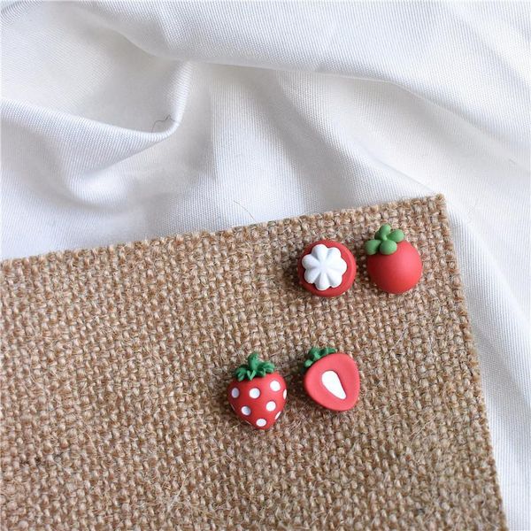 fruit strawberry earrings popular asymmetric earrings korea small fresh lovely little strawberry fashion accessories1, Golden;silver
fruit strawberry earrings popular asymmetric earrings korea small fresh lovely little strawberry fashion accessories1, Golden;silver