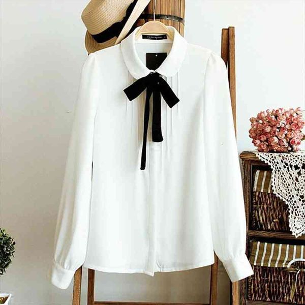 korean women elegant bow tie white blouses chiffon casual shirt ladies school blusas female clothing
korean women elegant bow tie white blouses chiffon casual shirt ladies school blusas female clothing