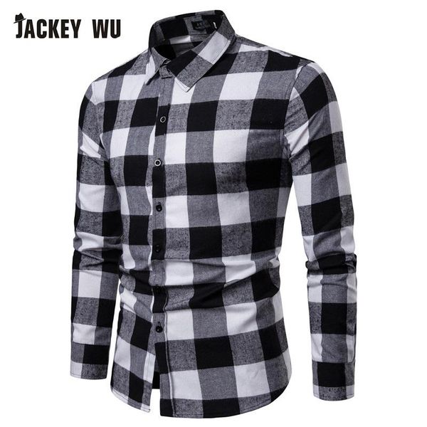 jackeywu casual long men masculin camisa sleeve slim fit shirts shirts 100% cotton fashion plaid soft men's clothing lasnh, Black
jackeywu casual long men masculin camisa sleeve slim fit shirts shirts 100% cotton fashion plaid soft men's clothing lasnh, Black