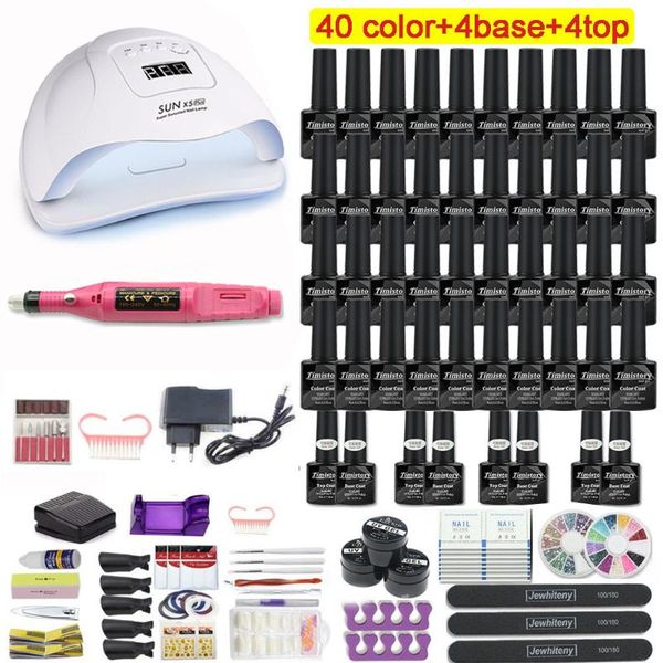 nail art kits set uv led lamp dryer with 40/30/20/10 pcs gel polish kit electric drill tools soak off manicure
nail art kits set uv led lamp dryer with 40/30/20/10 pcs gel polish kit electric drill tools soak off manicure