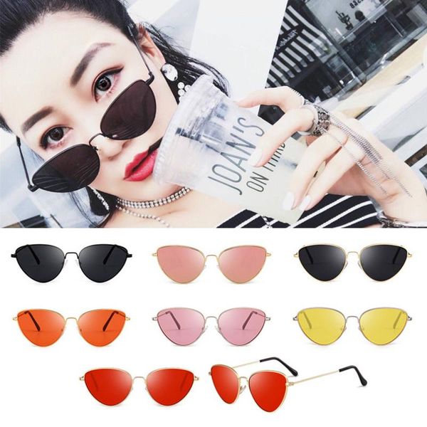 sunglasses women's fashion brand designer cat eye eyeglasses metal frame uv400 protection cute eyewear glasses, White;black
sunglasses women's fashion brand designer cat eye eyeglasses metal frame uv400 protection cute eyewear glasses, White;black
