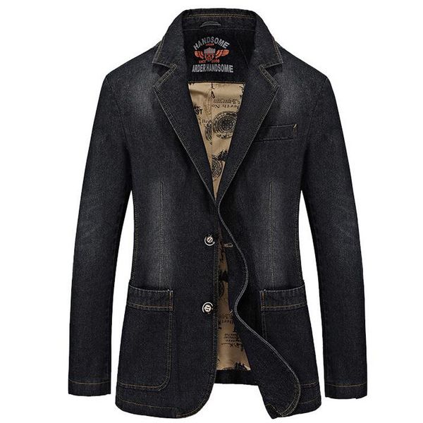 2021 denim blazers new fashion jean jaqueta jackets slim fit suits for men blazer occasional masculines twtb, White;black
2021 denim blazers new fashion jean jaqueta jackets slim fit suits for men blazer occasional masculines twtb, White;black