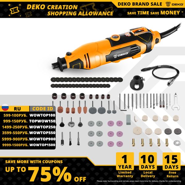 deko dkrt02 220v electric drill variable speed mini grinder rotary tool kit cutting polishing drilling with dremel accessories
deko dkrt02 220v electric drill variable speed mini grinder rotary tool kit cutting polishing drilling with dremel accessories