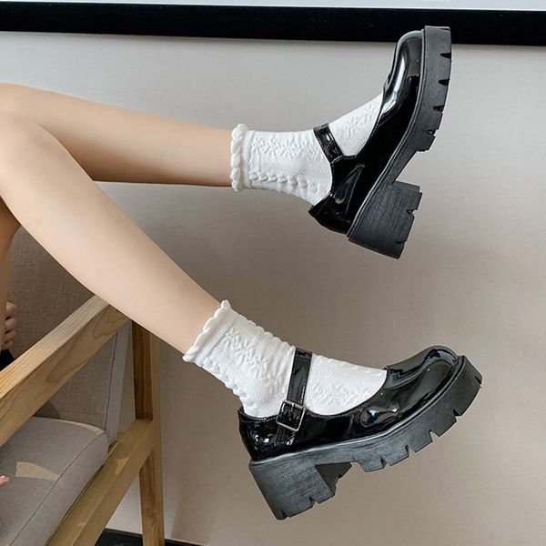 spring autumn women mary janes shoes high heels buckle strap platform shoes leather lolita shoes black casual pumps 9100n
spring autumn women mary janes shoes high heels buckle strap platform shoes leather lolita shoes black casual pumps 9100n